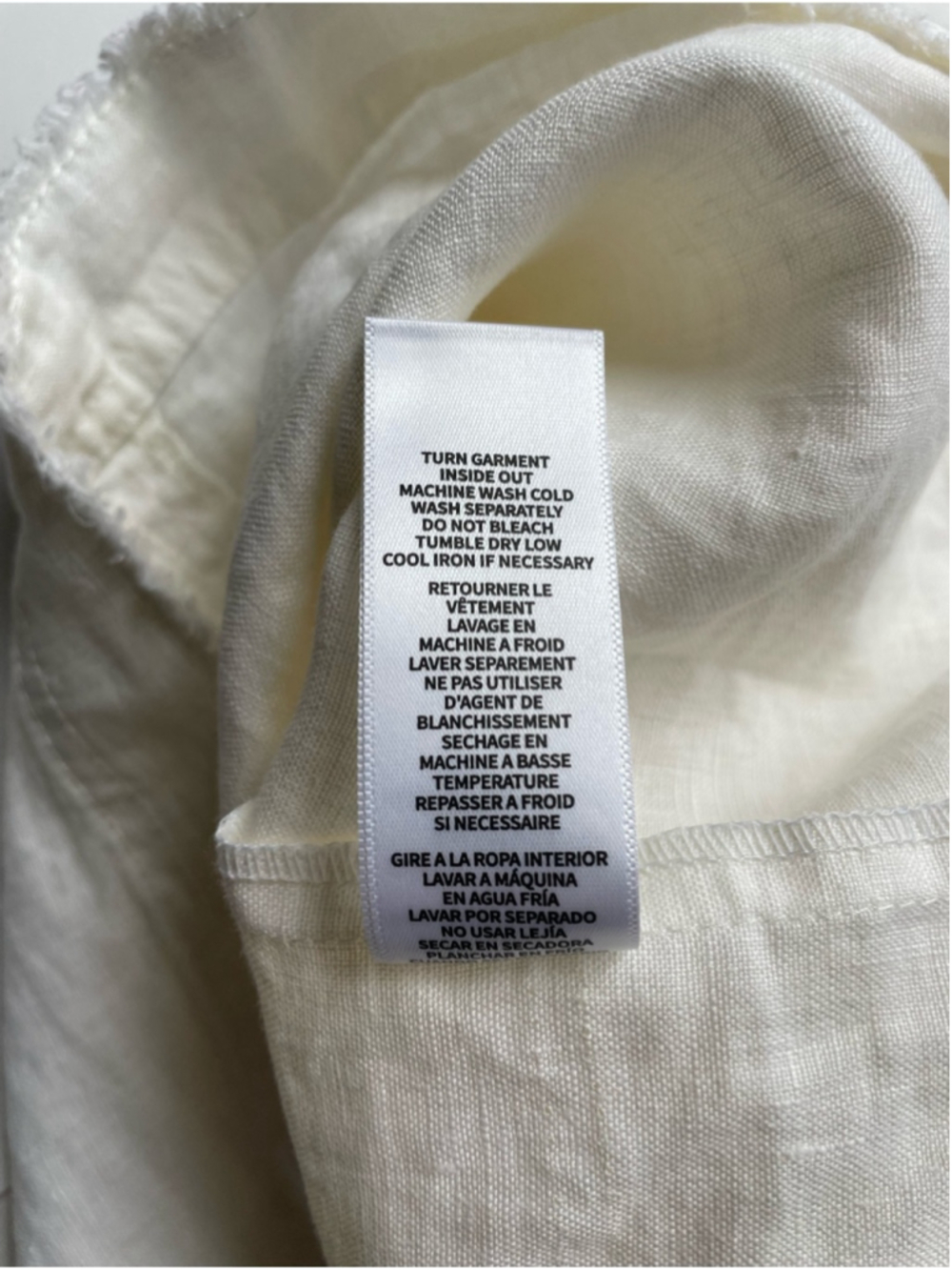 Splendid White Linen Shift Dress Sleeveless Minimal Summer XL - Picture 6 of 10